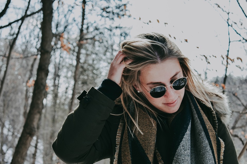 Gafas de sol en invierno